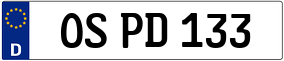 Truck License Plate